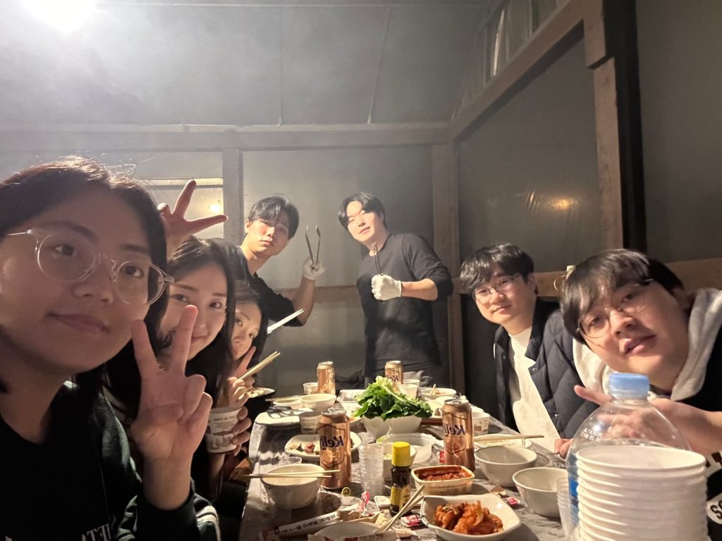 2024 무주 동계 mt 회식 사진